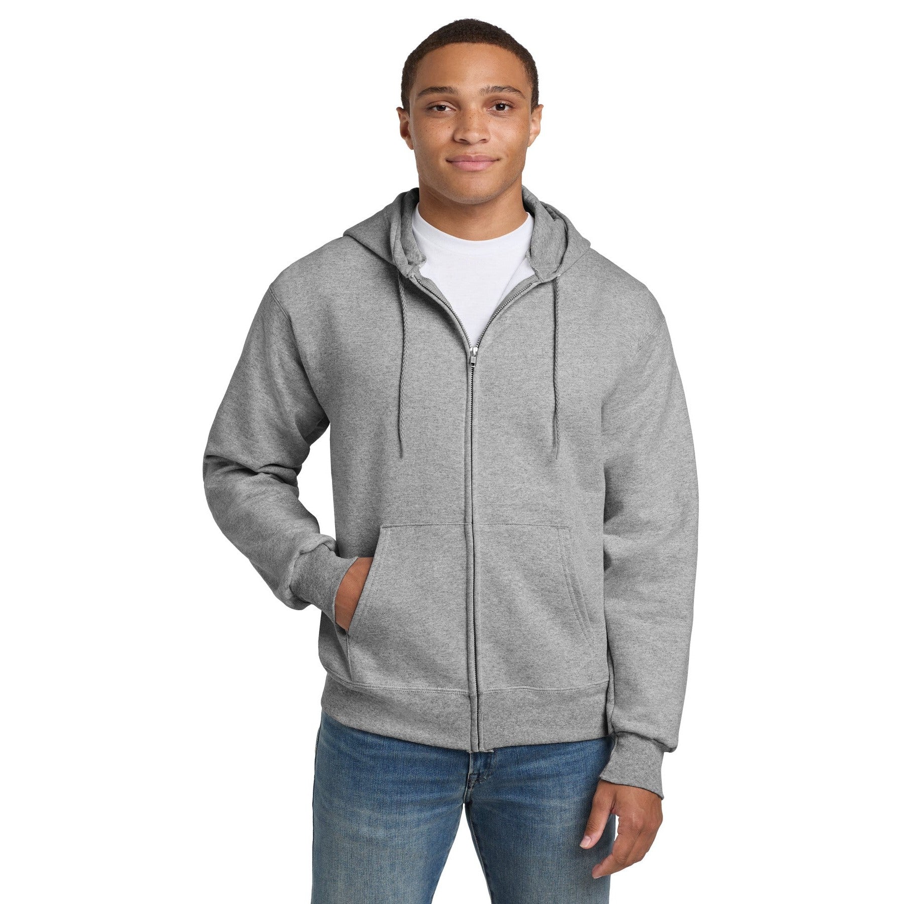 Hanes-Hanes® Ultimate Cotton® - Full-Zip Hooded Sweatshirt. F283-MedTech-6